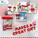 Bundaloo Claw Machine Arcade Game with Sound, Cool Fun Mini Candy Grabber Prize Dispenser Vending Toy for Kids, Boys & Girls