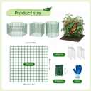 30 PCS Plant Protectors from Animals, 13"x13" Metal Plant Cages for Outdoor Plants, Reusable Plant Covers from Animals, Garden Cloche & Chicken Wire Cloche for Vegetables, Flowers, Seedlings