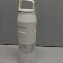 Stanley IceFlow Cap and Carry Water Bottle | Wide Mouth Twist Lid | Lightweight & Leakproof for Travel & Sports | Insulated Stainless Steel | BPA-Free (Cream Glimmer)