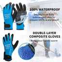 Monster & Master Safety Work Gloves Microfoam Nitrile, Touchscreen with Grip, Ideal for Warehouse, Home, Gardening, Fishing (Large)