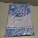 TIASUSAN Blue Mahjong Learning Mat (33” x 33”) with Black Carrying Bag, AntiSlip, NoiseReducing Mahjong Mat for Table, Board Games, Tile Games and Cards