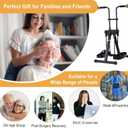 Pedal Exerciser Bike for Seniors, Arm Leg Hand and Knee Elderly Exercise Equipment, Sitting Home Exercise Machine for Total Body, Upper and Lower Limb Trainer