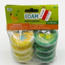 Foam Party Favors 8 pcs (2 Pack)