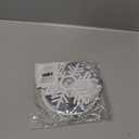 Sustainable Greetings Juvale Christmas Snowflake Swirl Decorations for Holiday Party Decor (Silver, 30 Pack) - Hanging Snowflake Decorations - Silver Party