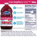 Ocean Spray Cran-Raspberry Cranberry Raspberry Juice Drink, 64 Ounce Bottles (Pack of 8), BBD 10/18/2026