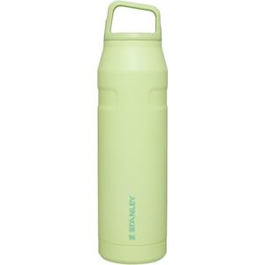 Stanley IceFlow Cap and Carry Water Bottle | Wide Mouth Twist Lid | Lightweight & Leakproof for Travel & Sports | Insulated Stainless Steel | BPA-Free (Citron)