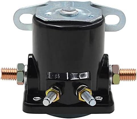 B-6A-11450A Hot Rod Starter Relay Solenoid, 12V Heavy Duty Starter Solenoid Relay, Replaces B4TZ-11002-A, 2900550, C6AF, B6A-11002A, C7AF, 2700006, C9AF, SS588, F496, 66-200