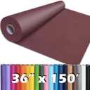 PerkHomy Wine Red Kraft Paper Roll 36" x 1,800" (150') for Gift Wrapping Bouquet Flower Art Painting Craft Writing Packaging Shipping 80GSM 55LB (Wine Red, 36" x 150')