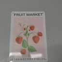 Fruit Market tin Sign, Strawberry Fruit Print, Kitchen Art Print, Food Art,Pink Home Decor, Dining Room,Retro Signs Home Decoration Gifts for Mom,Dad and Friends Metal Tin Sign 8×12 inch