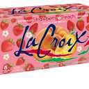 La Croix Sparkling Water, Strawberry Peach, 12 Fl Oz (Pack of 8), Best By: 09/09/2026