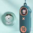 Portable Hand Warmer Electric Fast Warming Up Power Bank, 10000mAh Rechargeable Hand Warming 4 Heat Levels Double-Sided Heating, Cute Pocket USB Handwarmer for Outdoors Hunting Camping, Dark Green