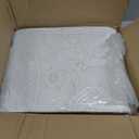 BOV King Size Quilt - Cotton Quilt King Size Bedding Set with 2 Pillow Shams, Pre-Washed Lightweight Cotton Bedspread Coverlet Bed Set for All Season, Floral Embroidery 106"X96" Light Beige Ivory