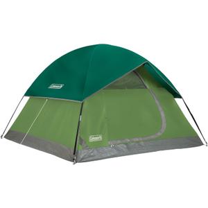 Coleman Sundome Camping Tent with Rainfly, 6 Person Tent Sets Up in 10 Mins, Weatherproof Shelter for Camping, Festivals, Backyard, Sleepovers, & More