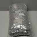 Toilet Rug 24x24 Inch - Grey U-Shaped Bathroom Floor Mat, Soft Shaggy Plush Absorbent Chenille Contour Rug, Non-Slip Washable Pedestal Base Rug