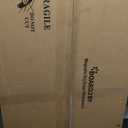 Magnetic Dry Erase Whiteboard - 46 x 33 Inch White Board - 4 x 3 Large Wall-Mounted Board with Silver Aluminum Frame, 1 Magnetic Eraser, 2 Pens, Detachable Marker Tray, 6 Magnets