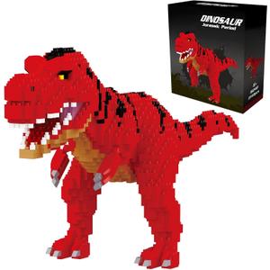 CSNRHG Dinosaur Torvosaurus Building Blocks Model Decor Micro Mini Blocks Toy Birthday for Age 6+ Children Adults Teens 1548 Pieces