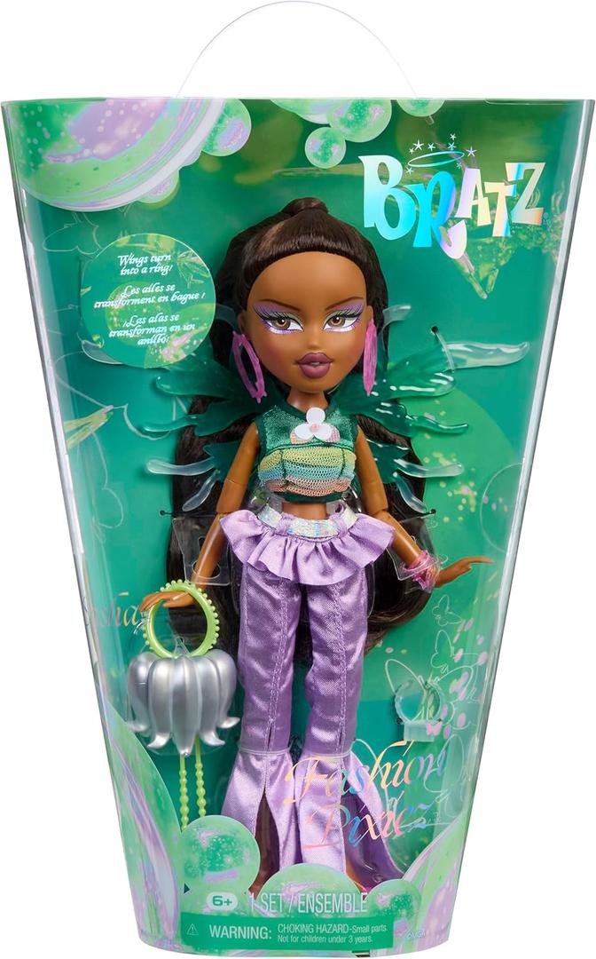 Bratz Fashion Pixiez Sasha Collectible Fantasy Doll with Real Fashions and Accessories