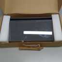 Birch Small Desktop Whiteboard  Glass Dry Erase Board Desk Pad Keyboard Stand with Storage Compartment, Adjustable Dividers, 3 Markers & Marker Holder  Perfect for Office, Home, & School (Charcoal)