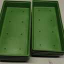 EXCEART 9Pcs Green Plastic Floral Foam Trays for Flower Arrangements Reusable Flower Mud Fixing Plates for Weddings, Parties and Home Decor, 10.23 X 4.72 X 1.57 Inch