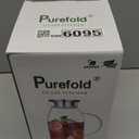 80 Ounces Glass Pitcher with Lid, Hot/Cold Water Jug, Juice and Iced Tea Beverage Carafe