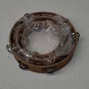 Wooden Hand Held Percussion Tambourine with Storage Bag - 6+8+10 Inches, Ideal for Church, Wedding, Party, Dance, Photo Shoot