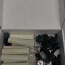 EuroFone LED FlamelessTaper Candles with Remote and Removable Clips, Battery Operated, Drip Effect, for Christmas, Decoration, Set of 10 (Warm White-W7)