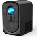 Wireless Mini Projector with WiFi and Bluetooth 5G, Portable Projector Support 4K Movie Video Projection, Electric Focus 350ANSI Phone Projector Home and Outdoor Cinema with HDMI Cable