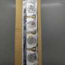 Aipsun Bathroom Light Fixtures Crystal Vanity Light Black and Gold 6 Lights Vanity Lighting Fixtures (Exclude Bulb) (49 inch)