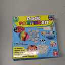 JOYEZA Rock Painting Kit Deluxe, Arts and Crafts for Girls Boys Age 6+, 12 Rocks Tween Gift Art Set, Waterproof Paints, Craft Kits Art Supplies, Kids Crafts Ages 6-8, Kids Activities 6 7 8 9 10 (Original)