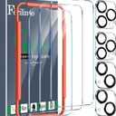 Ferilinso 3 Pack Screen Protector for iPhone 14 Plus iPhone 14 Pro Max with 2 Pack Tempered Glass Camera Lens Protector Phone Case FrienDly Accessories Protector de Pantalla for Apple 14 Plus Pro Max