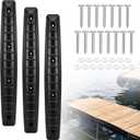Menkxi Dock Fenders 42.13 x 5.91 x 3.94 Inches Long Dock Bumpers Straight-Edge Boat Fenders UV-Resistant Marine Vinyl Boat Bumpers for Docking Guard Vertical Protection