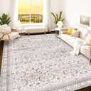 Istana Rugs 9x12 - Beige Grey/Light Cream Area Rug - Foldable Neutral Rug - Stain Resistant 9 x 12 Area Rugs for Living Room - Eco-Friendly 9 x 12 Area Rug Boho - Materials Area Rugs for Bedroom
