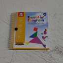 Coogam Travel Tangram Puzzle - Magnetic Pattern Block Book Road Trip Game Jigsaw Shapes Dissection STEM Games with Solution for Kid Adult Challenge - IQ Educational Toy Gift Brain Teasers 360 Patterns