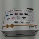 Homemate Electric Heated Blanket Full Size - 72"x84" Heating Blanket Full Size 1/2/4/6/8 Hours Auto-Off 10 Heat Level Over-Heat Protection Flannel Sherpa ETL Certification (09 - Olive Green)