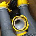 Camco Deluxe 20' Sewer Hose Kit with Swivel Fittings and Wye Connector - Ready To Use Kit Complete with Sewer Wye and Elbow Fittings, Hoses, and Storage Caps (39666)