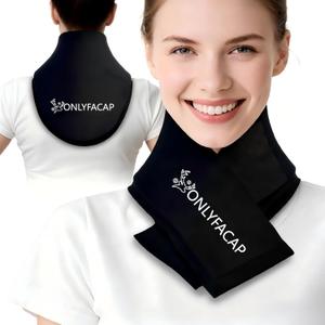 Flexible Neck Ice Pack Wrap, Gel Cold Therapy For Pain Relief | Reusable, Cool Ice Silk, Stays Cold 20 To 30 Mins, Dual Hot & Cold, Hands-Free, Ideas For Tech Neck, Office Workers And Injuries