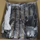 Decorative Garden Fence 25 Pack Animal Barrier Fence 27ft (L) x 24in (H) Rustproof Metal Wire Section Edging Fencing Panel for Outdoor Yard Landscape Patio, Arched