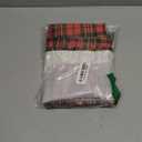 Lunarable Plaid Window Valance, Classical Celtic Fashion Tartan Checks and Stripes Cultural Orange Shades, Curtain Valance for Kitchen Bedroom Decor with Rod Pocket, 54" X 18", Yellow Black