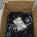 80 Pack Snow Guards for Metal Roofs, No-Drill Installation for Roofs, Snow Guards for Standing Seam Roofs with Seam Widths Less Than 1/2 Inch, Plastic Roof Ice Guard Prevent Rust