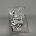 IBosins 8 Pack Heavy Duty Double Prong Coat Hooks Wall Mounted with 16 Screws Retro Double Hooks Utility Hooks for Coat, Scarf, Bag, Towel, Key, Cap, Cup, Hat