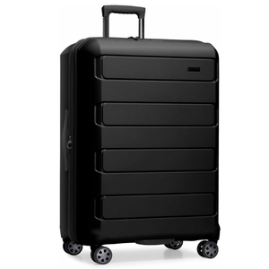 Traveler's Choice Pagosa Hardshell Expandable Luggage with Spinner Wheels, Black, 30-Inch Large