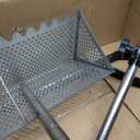 LTSEAME Sand Flea Rake, Detachable Long Handle Sand Sifter for The Beach, The Shark Tooth Screen Comes with a 16in Wide Drain Screen