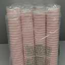 TINSKY 200 Pcs 4oz Paper Espresso Cups Ripple Wall Hot Cups For Pink Disposable Coffee Cup Paper Hot/Cold Drinking Cups for Party, Picnic, Travel and Events