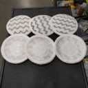 VIEWALL Steam Mop Pads Replacement for Shark S8000 S8001 S8002 S8200 S820 S8201 S7001 S7201 S7000 S7005 S7020 S7001 S7020 7001 S7201 7003 Steam Scrub, Dirt Grip Soft Washable Scrub Pads 6 Pack