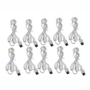 3D Printed Parts -10 PCS DIY LED Lamp Sheets: Only lamp Sheets, no 3D Printed lamp Shells, 3000k Warm Yellow Compatible with Bambu LED Lamp Kit 001 (31mm)