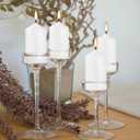 YOROXRG 2"x4" High White Pillar Candles, Set of 20 Unscented. Bulk Buy. Ideal for Halloween, Wedding, Emergency Lanterns, Household, Wedding and Home Dcor Candlesticks