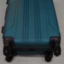 Travelers Club Chicago Hardside Expandable Spinner Luggage, Teal, 20" Carry-On
