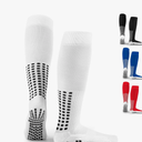 LUX Anti Slip Soccer Knee Socks,Non Slip Football/Basketball/Hockey Sports Grip Socks
