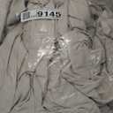 MooMee Bedding Duvet Cover Set 100% Washed Cotton Linen Like Textured Breathable Durable Soft Comfy (Solid Off White, Oversized Queen 98"x98")