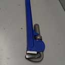 Gisafai 36" Straight Heavy Duty Pipe Wrench Set Plumber Adjustable Water Alloy Steel Grip Plumber's Wrench Plumbing Tools, Blue